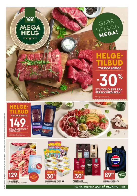 Coop Mega-katalog | Attraktive spesialtilbud for alle | 2026-07-06T00:00:00.000Z - 2026-07-12T00:00:00.000Z