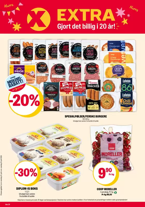 Coop Extra kundeavis i Fjell | Attraktive spesialtilbud for alle | 2026-07-13T00:00:00.000Z - 2026-07-19T00:00:00.000Z