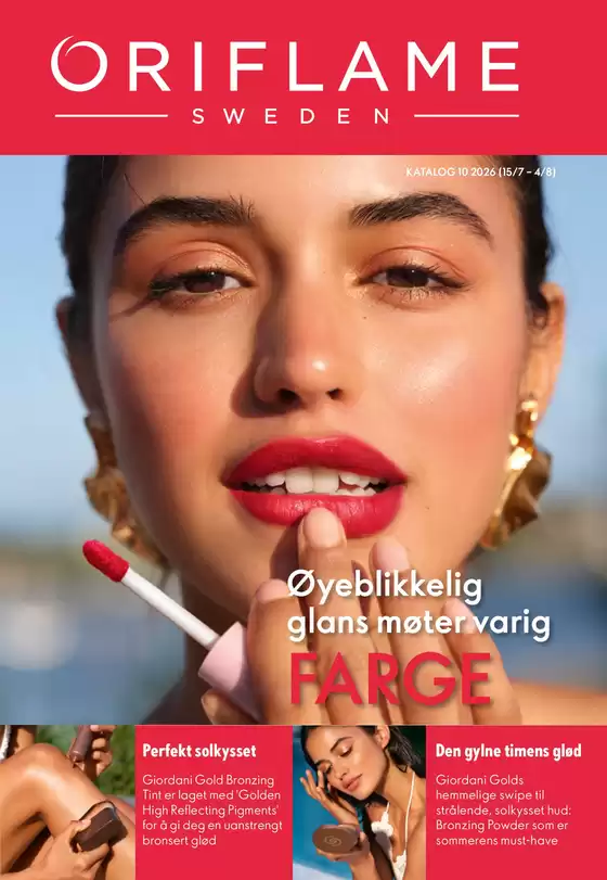 Oriflame-katalog | Våre beste tilbud for deg | 2026-07-15T00:00:00.000Z - 2026-08-04T00:00:00.000Z