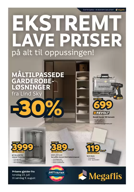 Megaflis-katalog | Megaflis Kundeavis | 2026-07-23T00:00:00.000Z - 2026-08-09T00:00:00.000Z