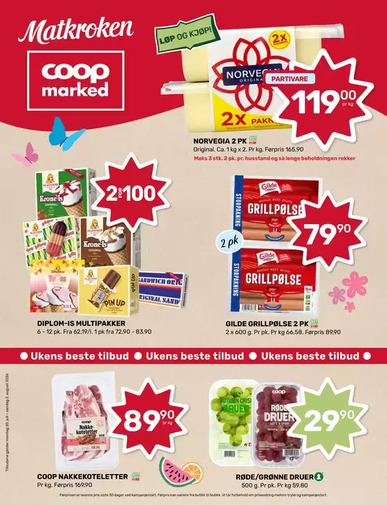 Coop Marked-katalog | Våre beste tilbud for deg | 2026-07-20T00:00:00.000Z - 2026-07-26T00:00:00.000Z