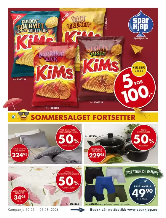 Sparkjøp-katalog | Sparkjøp Kundeavis | 2026-07-20T00:00:00.000Z - 2026-08-02T00:00:00.000Z