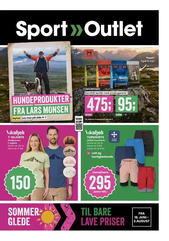 Sport Outlet-katalog | Flott tilbud for kuppjegere | 2026-06-16T00:00:00.000Z - 2026-08-02T00:00:00.000Z