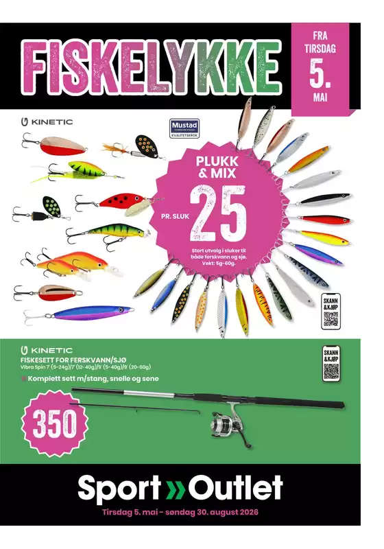 Sport Outlet-katalog | Aktuelle kupp og tilbud | 2026-05-05T00:00:00.000Z - 2026-08-30T00:00:00.000Z