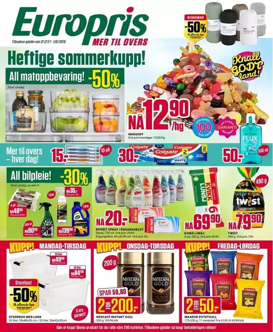 Europris-katalog i Hamresanden | Europris DM 31-26 MYBRING | 2026-07-27T00:00:00.000Z - 2026-08-01T00:00:00.000Z