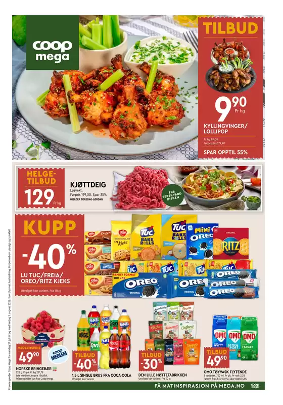 Coop Mega-katalog i Sandnes | Flott tilbud for alle kunder | 2026-07-27T00:00:00.000Z - 2026-08-02T00:00:00.000Z
