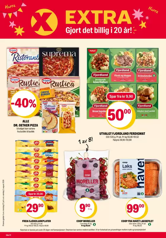 Coop Extra-katalog | Eksklusive tilbud og kupp | 2026-07-27T00:00:00.000Z - 2026-08-02T00:00:00.000Z