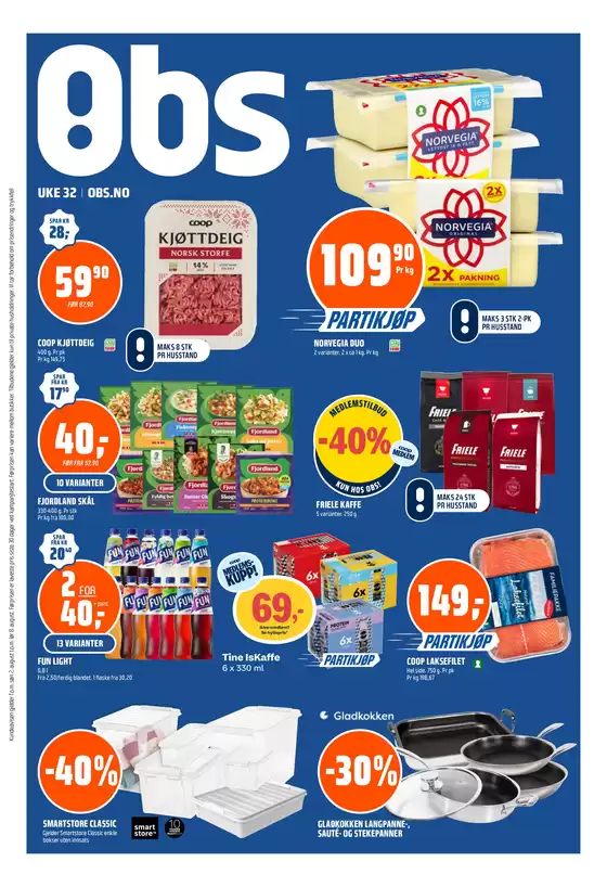 Obs-katalog i Halden | Eksklusive kupp | 2026-08-03T00:00:00.000Z - 2026-08-09T00:00:00.000Z