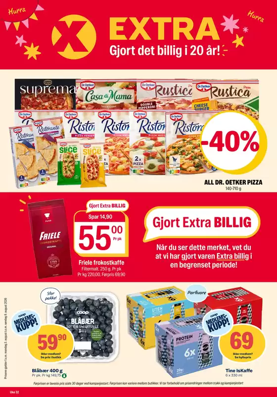 Coop Extra-katalog i Halden | Topptilbud for alle kuppjegere | 2026-08-03T00:00:00.000Z - 2026-08-09T00:00:00.000Z