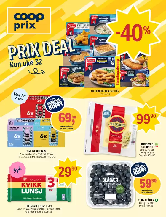 Coop Prix-katalog i Halden | Coop Prix Kundeavis | 2026-08-03T00:00:00.000Z - 2026-08-09T00:00:00.000Z