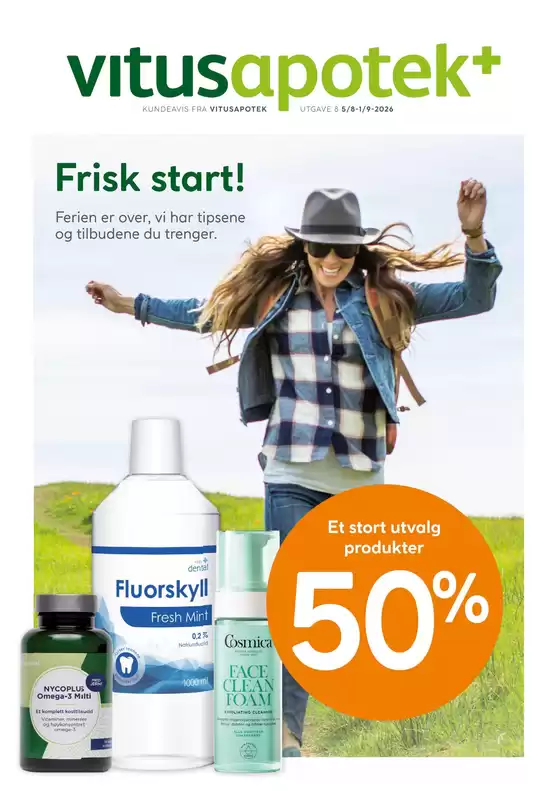 Vitusapotek-katalog | Stort utvalg av tilbud | 2026-08-05T00:00:00.000Z - 2026-09-01T00:00:00.000Z