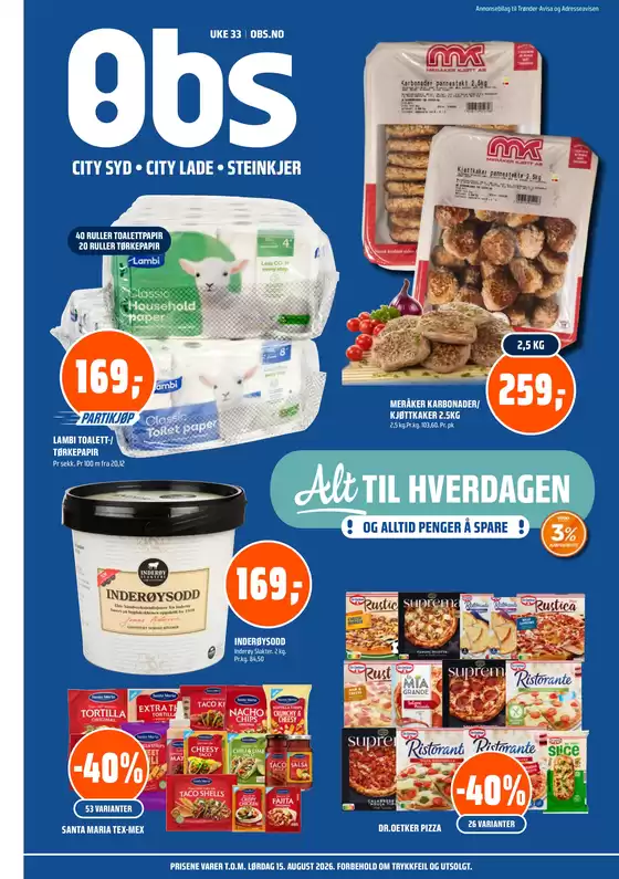 Obs-katalog | Tilbud for kuppjegere | 2026-08-09T00:00:00.000Z - 2026-08-15T00:00:00.000Z