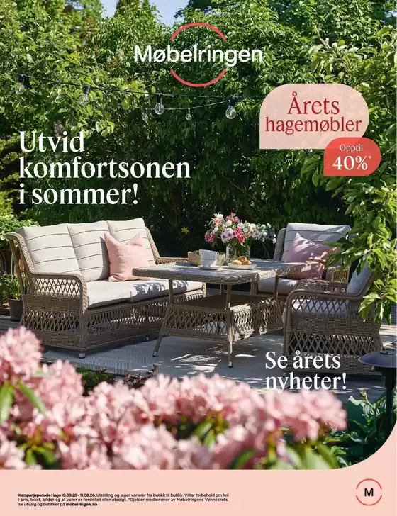 Møbelringen-katalog | Møbelringen Kundeavis | 2026-03-10T00:00:00.000Z - 2026-08-11T00:00:00.000Z
