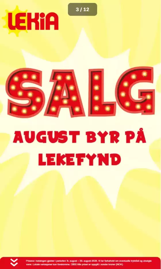Lekia-katalog | Lekia Salg | 2026-08-13T00:00:00.000Z - 2026-08-30T00:00:00.000Z