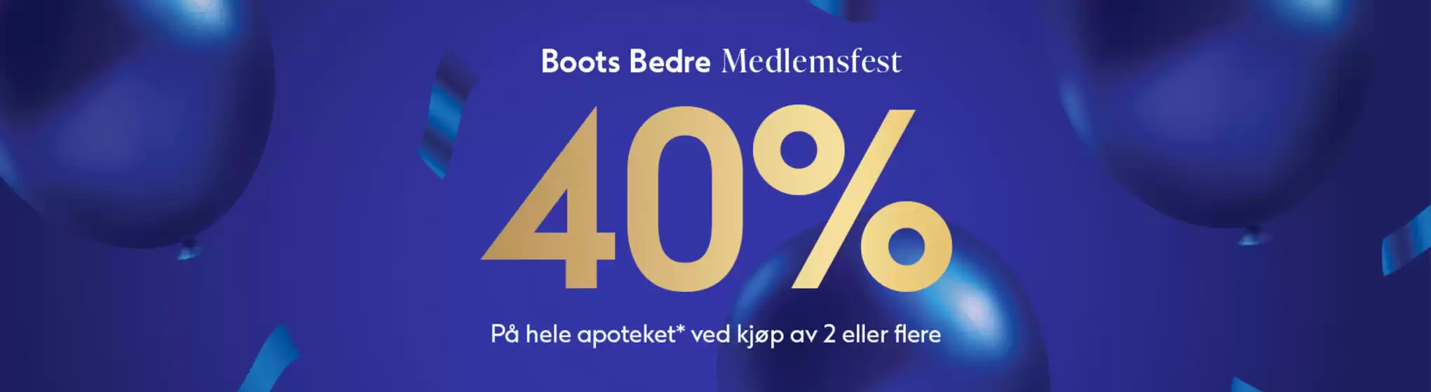 Boots Apotek-katalog | Boots Bedre Medlemsfest | 2026-08-13T00:00:00.000Z - 2026-08-27T00:00:00.000Z