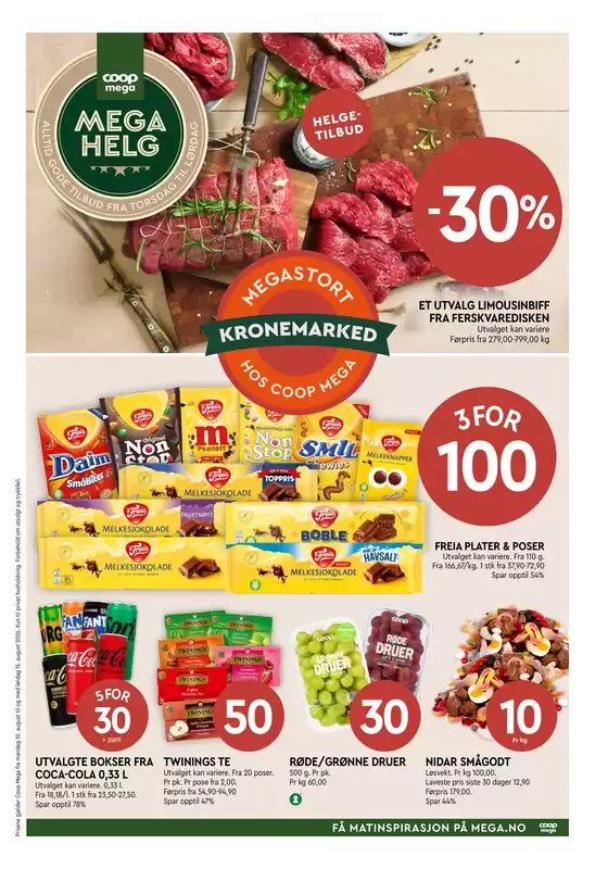 Coop Mega-katalog | Flott tilbud for kuppjegere | 2026-08-10T00:00:00.000Z - 2026-08-16T00:00:00.000Z