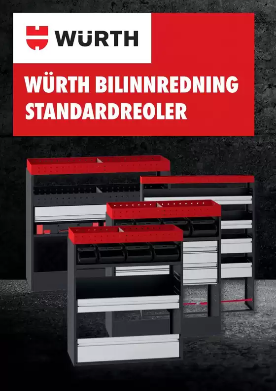 Würth-katalog | bilinnredning standardreoler | 2026-08-15T00:00:00.000Z - 2026-08-29T00:00:00.000Z