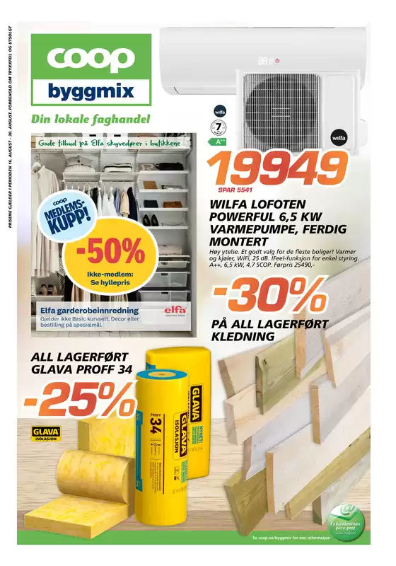 Coop Byggmix-katalog i Kabelvåg | Eksklusive tilbud for våre kunder | 2026-08-17T00:00:00.000Z - 2026-08-30T00:00:00.000Z