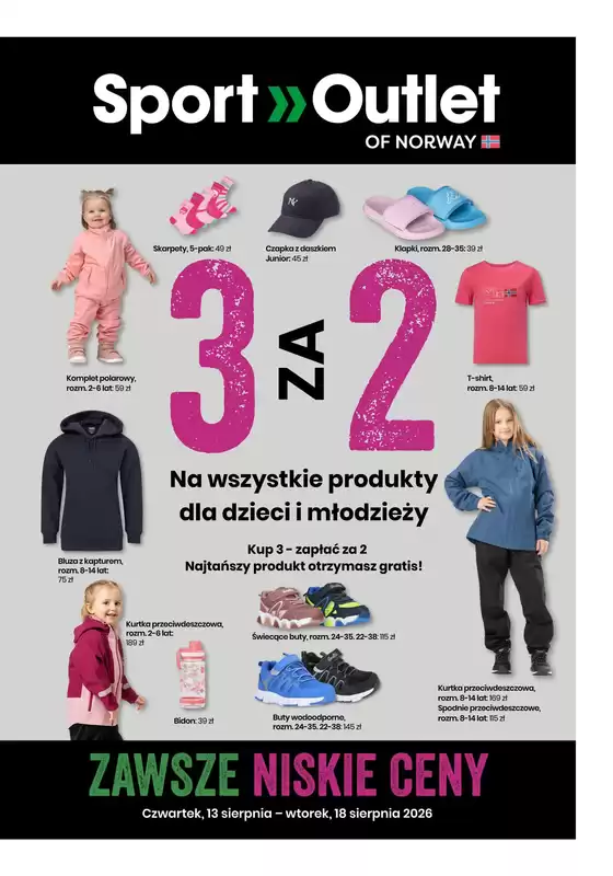 Sport Outlet-katalog | Oppdag attraktive tilbud | 2026-08-13T00:00:00.000Z - 2026-08-18T00:00:00.000Z