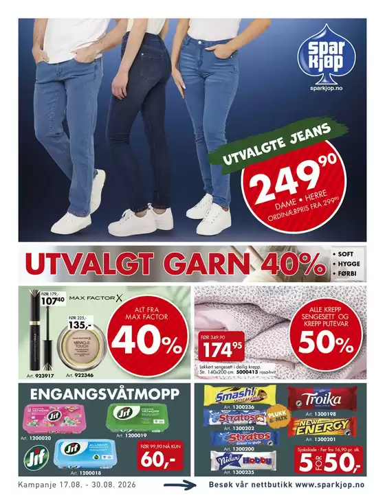 Sparkjøp-katalog i Deknepollen | Sparkjøp Kundeavis | 2026-08-17T00:00:00.000Z - 2026-08-30T00:00:00.000Z