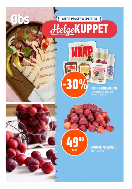Obs-katalog | Eksklusive kupp | 2026-08-27T00:00:00.000Z - 2026-09-10T00:00:00.000Z