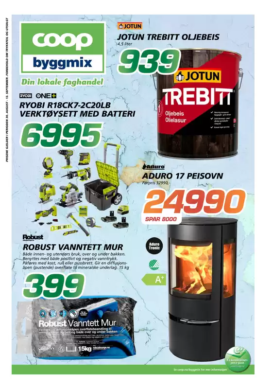 Coop Byggmix-katalog | Coop Byggmix Kundeavis | 2026-08-31T00:00:00.000Z - 2026-09-13T00:00:00.000Z