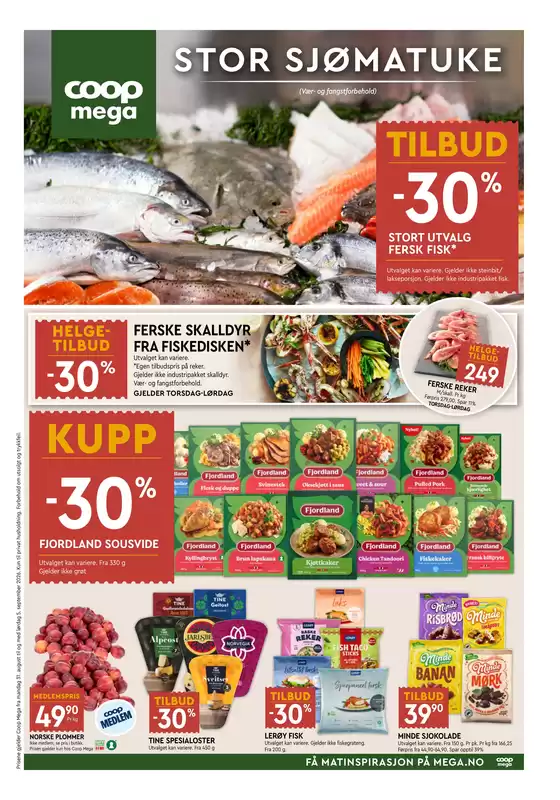 Coop Mega-katalog | Aktuelle spesialkampanjer | 2026-08-31T00:00:00.000Z - 2026-09-06T00:00:00.000Z