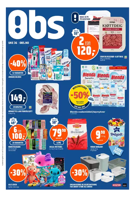Obs-katalog i Kråkerøy | Oppdag attraktive tilbud | 2026-08-31T00:00:00.000Z - 2026-09-06T00:00:00.000Z