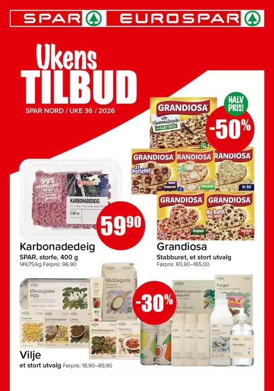 Spar-katalog | Spar Kundeavis | 2026-08-31T00:00:00.000Z - 2026-09-06T00:00:00.000Z