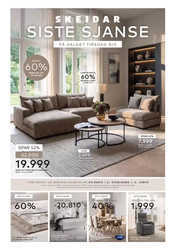 Skeidar-katalog | Augustsalg uke 36 | 2026-08-31T00:00:00.000Z - 2026-09-08T00:00:00.000Z