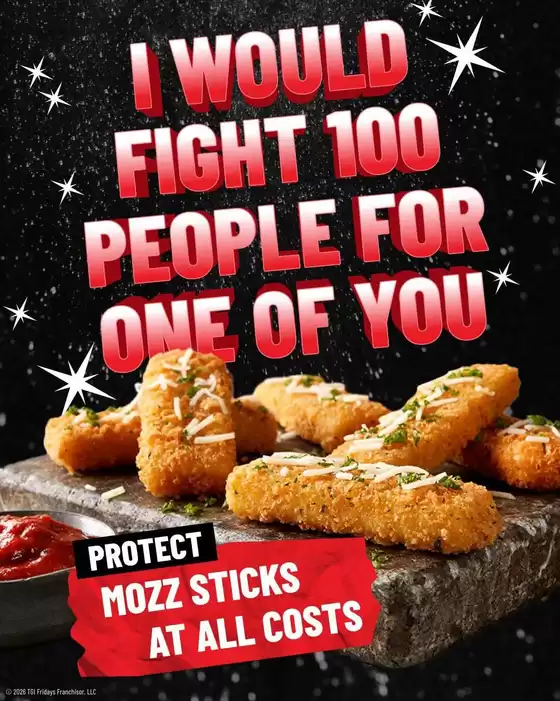 TGI Fridays-katalog | Nye tilbud å oppdage | 2026-09-03T00:00:00.000Z - 2026-09-17T00:00:00.000Z