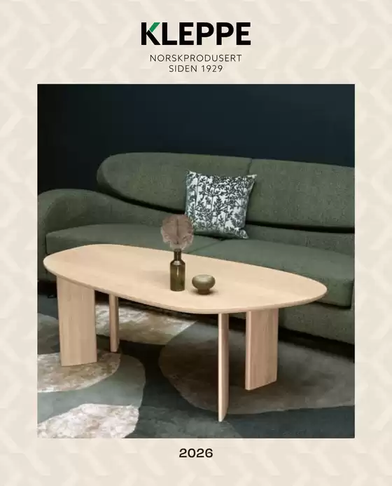 Møbelringen-katalog i Ørnes | Kleppe moebelfabrikk | 2026-01-01T00:00:00.000Z - 2026-12-31T00:00:00.000Z