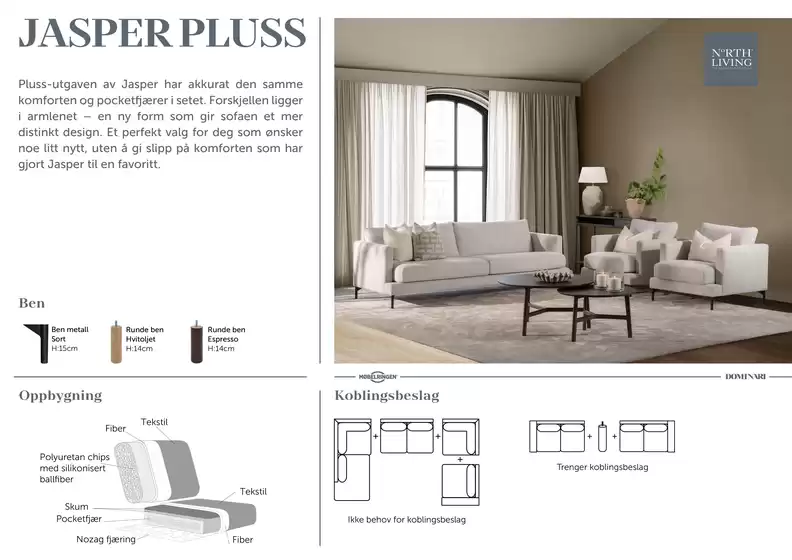Møbelringen-katalog i Ørnes | North living jasper pluss modulsofa | 2026-09-03T00:00:00.000Z - 2026-09-17T00:00:00.000Z