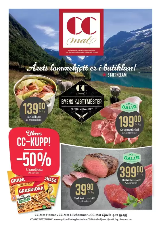 CC Mat-katalog i Ringsaker | CC Mat Kundeavis | 2026-09-07T00:00:00.000Z - 2026-09-13T00:00:00.000Z