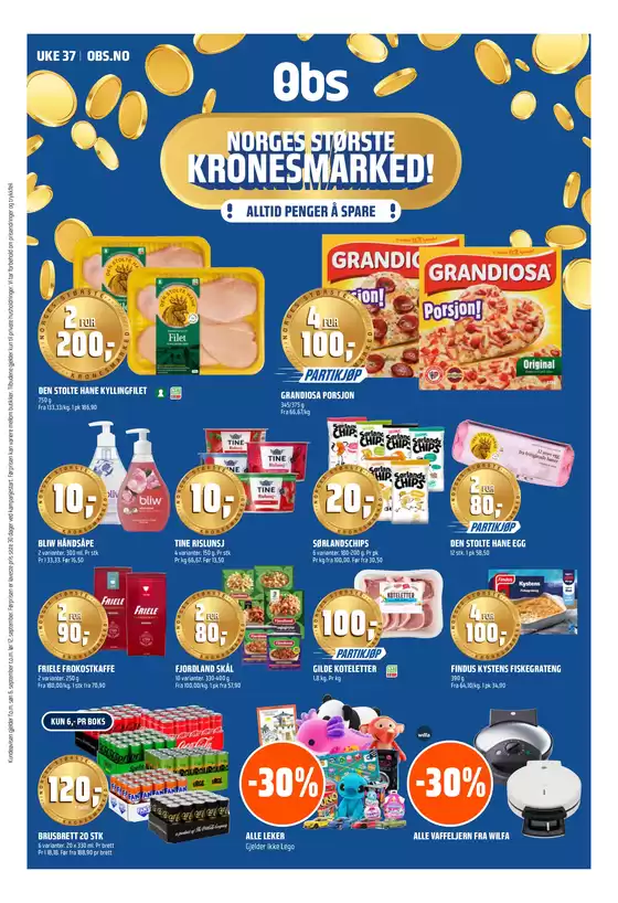 Obs-katalog | Eksklusive tilbud for våre kunder | 2026-09-06T00:00:00.000Z - 2026-09-12T00:00:00.000Z
