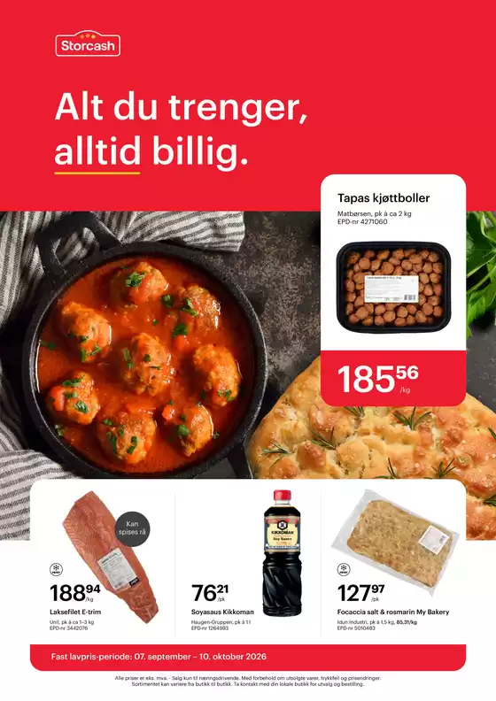 Storcash-katalog i Ibestad | Kundeavis 2024 | 2026-09-07T00:00:00.000Z - 2026-09-21T00:00:00.000Z