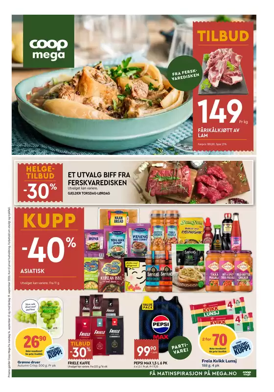 Coop Mega kundeavis i Smøla | Våre beste kupp | 2026-09-14T00:00:00.000Z - 2026-09-20T00:00:00.000Z