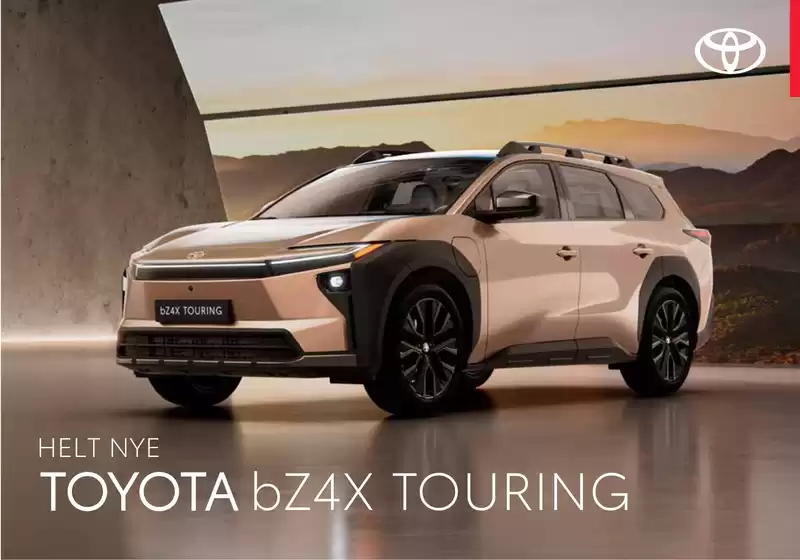 Toyota-katalog i Reinsvoll | BZ4X Touring EV 2026 | 2026-01-01T00:00:00.000Z - 2026-12-31T00:00:00.000Z
