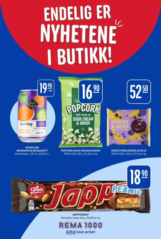 Rema 1000 kundeavis i Vinstra | Topptilbud for smarte sparere | 2026-09-19T00:00:00.000Z - 2026-10-03T00:00:00.000Z