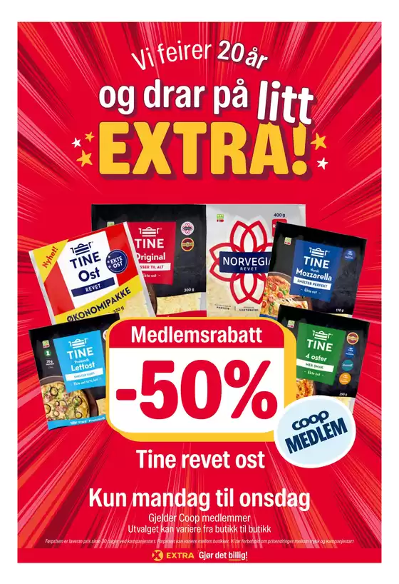 Coop Extra kundeavis i Fitjar | Topptilbud for alle kuppjegere | 2026-09-21T00:00:00.000Z - 2026-09-27T00:00:00.000Z