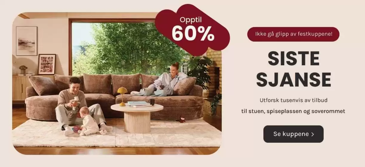 A-Møbler kundeavis i Oslo | Eksklusive kupp | 2026-09-18T00:00:00.000Z - 2026-10-02T00:00:00.000Z