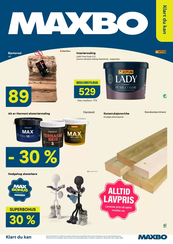Maxbo-katalog i Sandsli | K9 2 | 2026-09-22T00:00:00.000Z - 2026-10-06T00:00:00.000Z