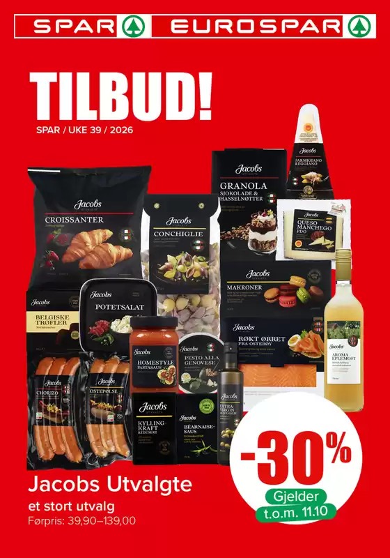 Eurospar-katalog i Mosjøen | Flotte rabatter på utvalgte produkter | 2026-09-22T00:00:00.000Z - 2026-10-11T00:00:00.000Z