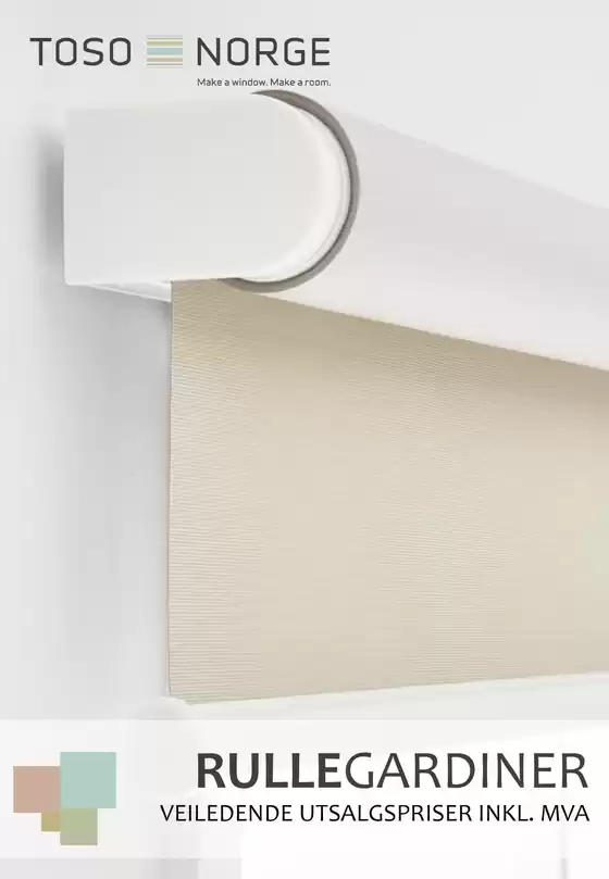 Toso-katalog i Fornebu | Rullegardiner | 2026-09-24T00:00:00.000Z - 2026-12-31T00:00:00.000Z