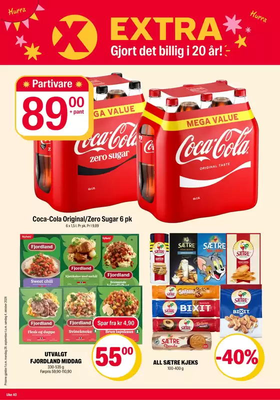 Coop Extra-katalog i Lillestrøm | Aktuelle spesialkampanjer | 2026-09-28T00:00:00.000Z - 2026-10-04T00:00:00.000Z