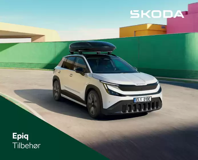 ŠKODA-katalog | Epiq tilbehørsbrosjyre | 2026-09-28T00:00:00.000Z - 2026-10-12T00:00:00.000Z