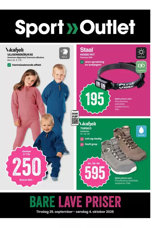 Sport Outlet-katalog i Roa | Topptilbud for alle kuppjegere | 2026-09-29T00:00:00.000Z - 2026-10-04T00:00:00.000Z