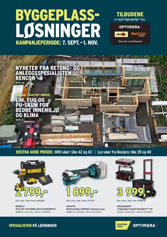 Byggi-katalog i Elnesvågen | Byggeplass- Losninger | 2026-09-29T00:00:00.000Z - 2026-11-01T00:00:00.000Z