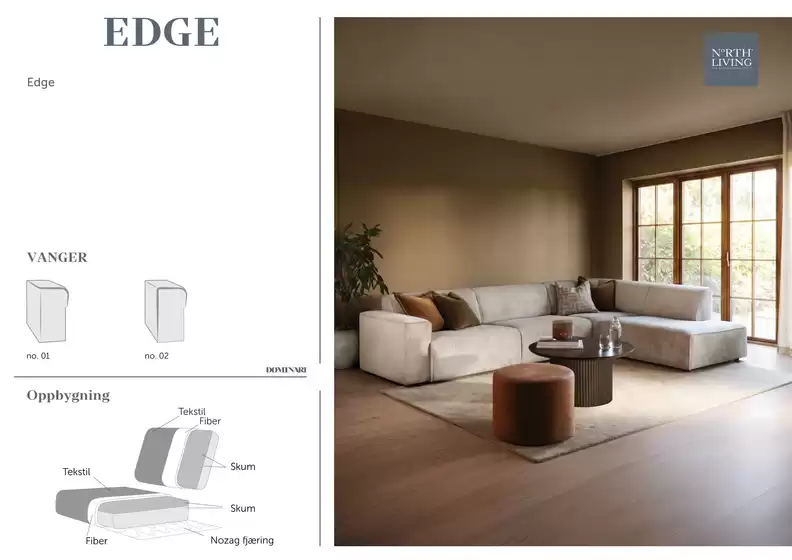 Møbelringen-katalog | North living edge sofa | 2026-09-30T00:00:00.000Z - 2026-10-14T00:00:00.000Z