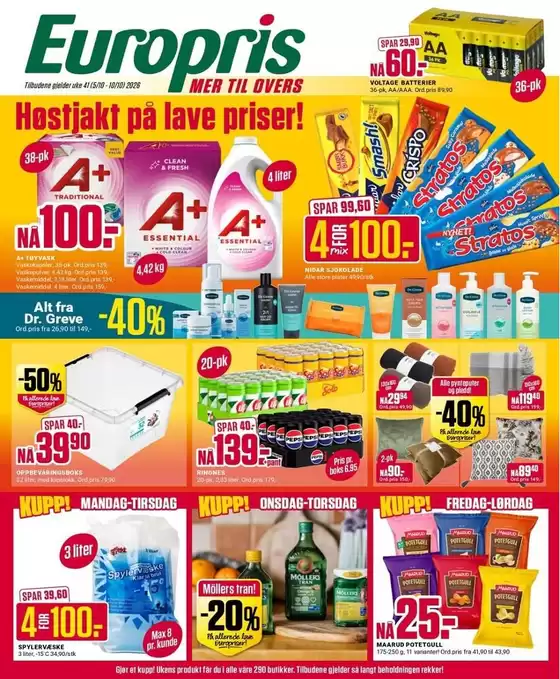 Europris kundeavis i Skiptvet | Europris DM 41-26 MYBRING | 2026-10-05T00:00:00.000Z - 2026-10-10T00:00:00.000Z